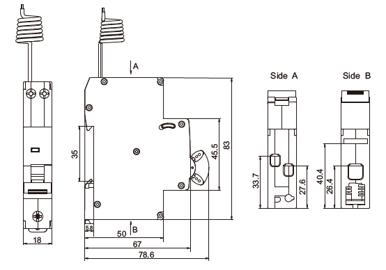 CAL17-40-DPN-RCBO-Taille