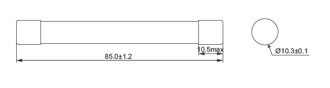 10x85mm-1500VDC-Fuse-link-size