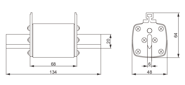 NH1-Fuse-link-Taille